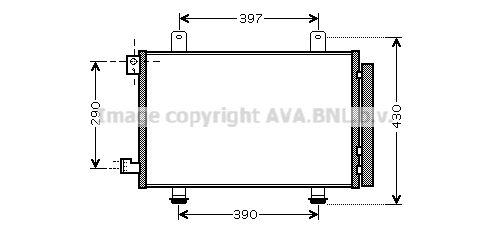 AVA QUALITY COOLING Конденсатор, кондиционер SZ5090D